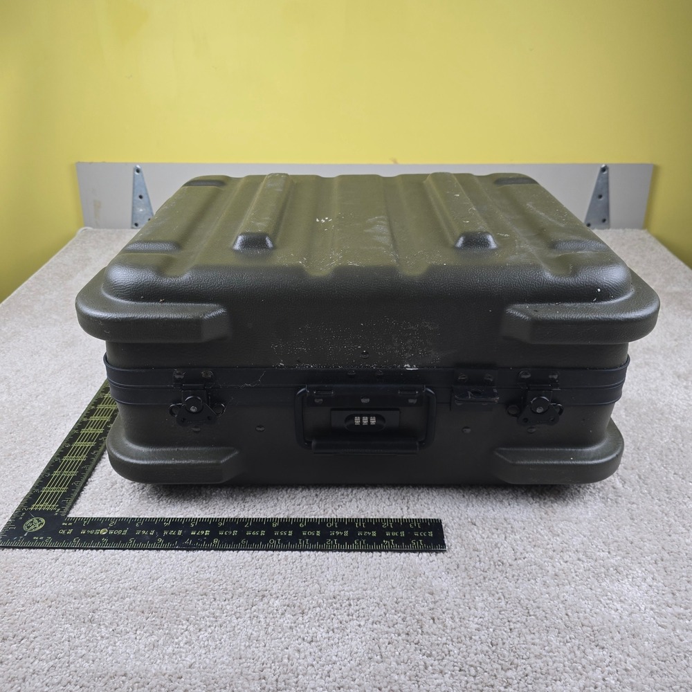 Jensen Tool Case Olive Drab Hard Shell Technician Briefcase Combination Lock
